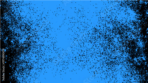 Abstract blue background dynamic effect and artistic splash texture and digital art concept and contemporary style and vibrant shades and graphic design.