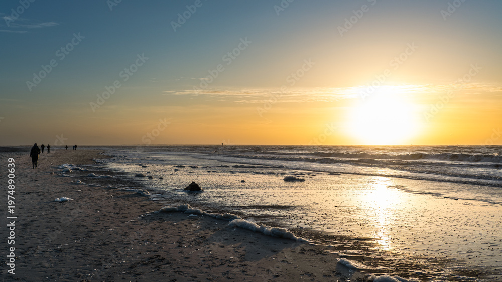 Fototapeta premium Tage im März auf Norderney