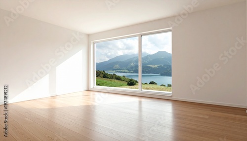 empty room with a window