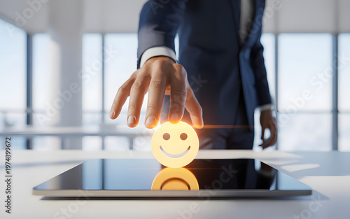 Soft Blue Abstract Gradient Background with Modern Digital Lighting