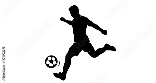 football player silhouette