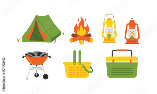 Essential items for a camping and outdoor adventure experience