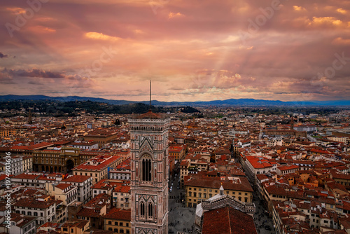 Scenic View of the City of Florence, Italy
