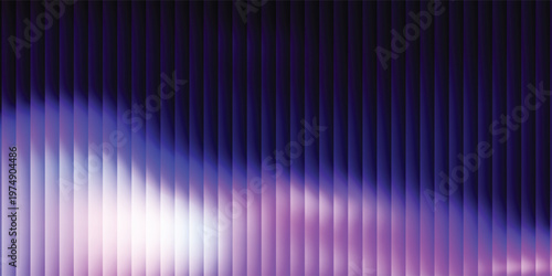Abstract Glassy Purple and Blue Gradient Light on Dark Background
