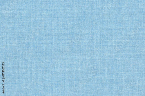 Fotografía Light blue linen fabric texture background