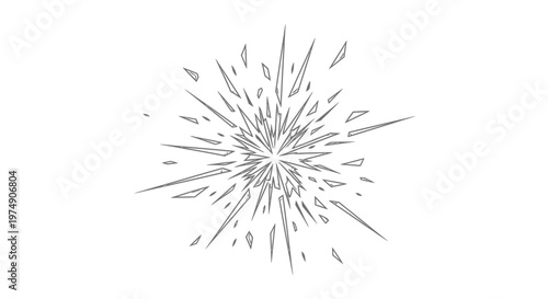 A macro design pattern of a black and white christmas tree decoration featuring a silver ball nestled in a frosty winter branch with a touch of purple texture for the holiday celebration