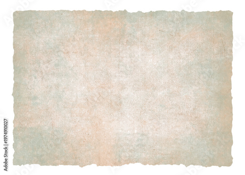 Vintage aged paper texture background with torn edges, antique grunge parchment backdrop, retro distressed blank template