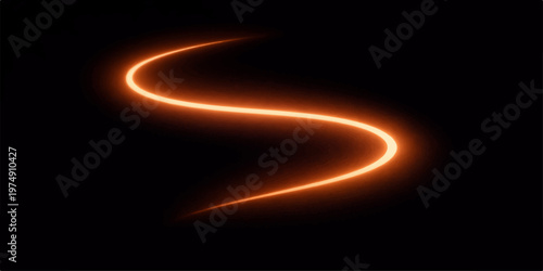Fiery orange explosion flames glowing with energy on a black background