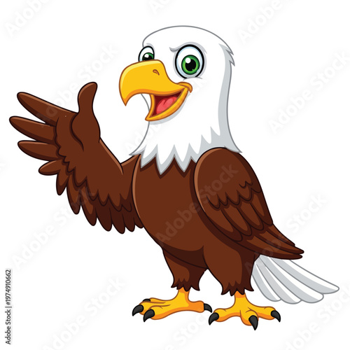 Eagle Character Greeting Commercial