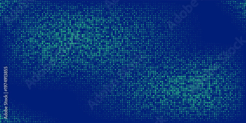 Futuristic Abstract Digital Technology Background. Tech Mosaic Halftone Pattern. Technology or Science Research Presentation Background. Modern