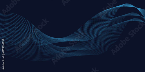 Premium background design with diagonal dark blue line pattern. Vector template for digital luxury banner, invitation, voucher, certificate. Eps10