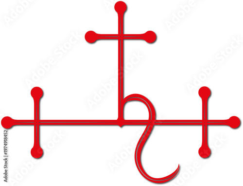 Sigil of Lilith- Female demon Lilith symbol, png, 300 dpi,  red, lilith symbol, tattoo, art.