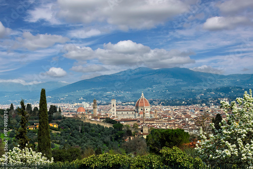 Majestic View of City of Florence and the Duomo, Italy