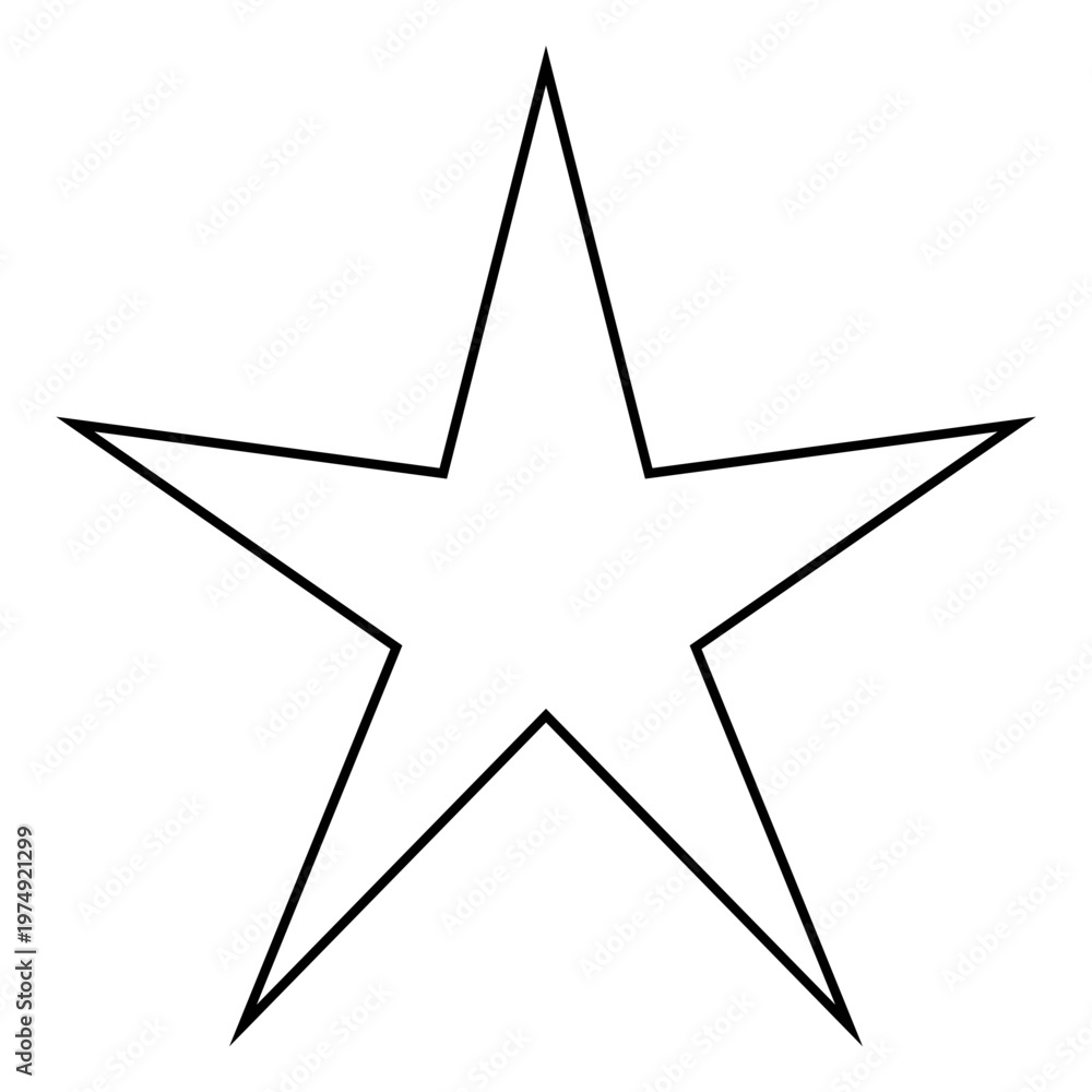 Obraz premium silver star icon