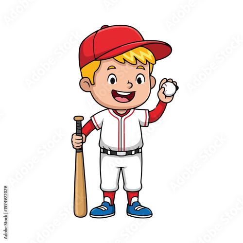 Boy Baseball Player Youth Sport Action Commercial