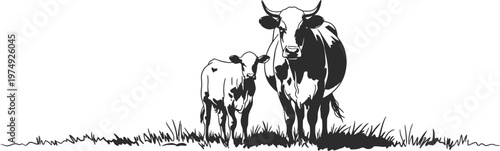 Touching mothers day illustration a mother horse and foal bond celebrating maternal love and family