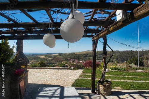 sunny porch in langa