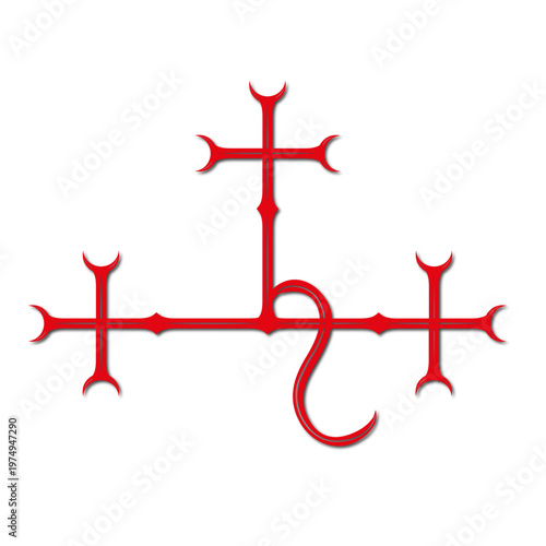 Sigil of Lilith- Female demon Lilith symbol, png, 300 dpi,  lilith symbol, tattoo, art, SVG, vector, red