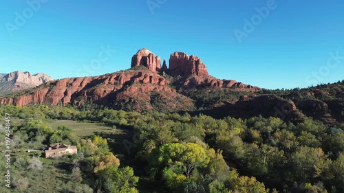 Aerial views at Cathedral Rock - Sedona, Arizona