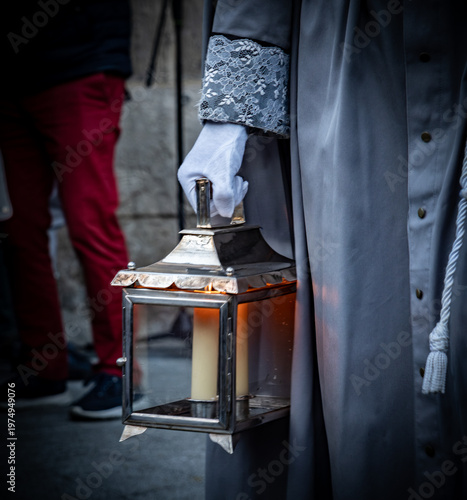 Semana Santa Valladolid, desfiles procesionales de manifestación religiosa católica en Valladolid España. celebración de la Semana Santa en España actos religiosos que recuerdan la muerte y resurrecci