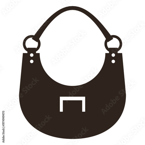 black purse silhouette
