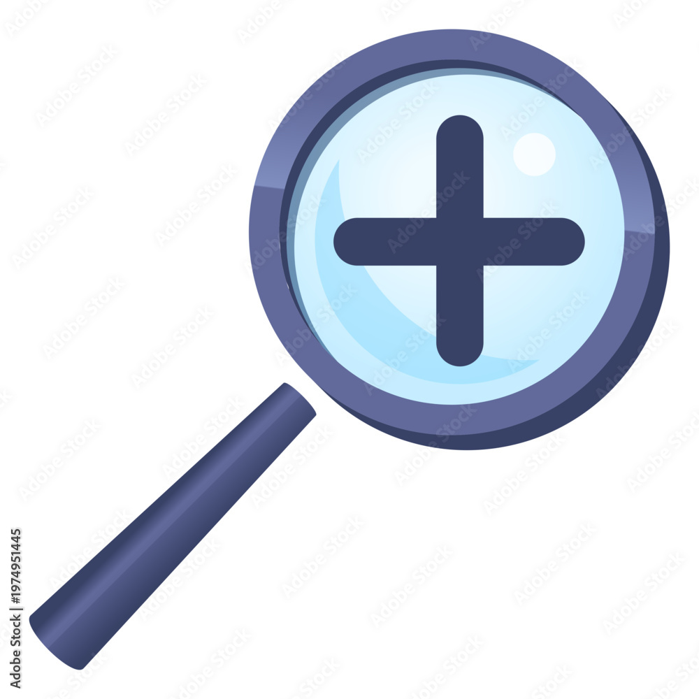 Obraz premium Zoom in icon