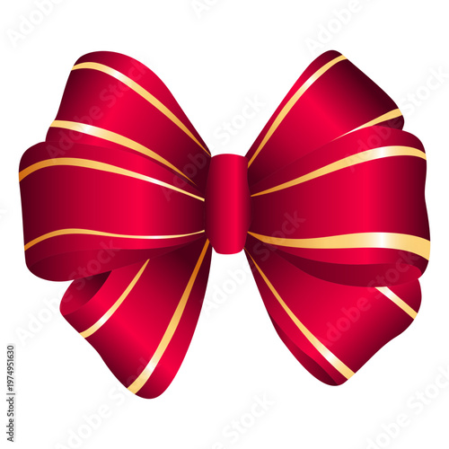 Triple bow red