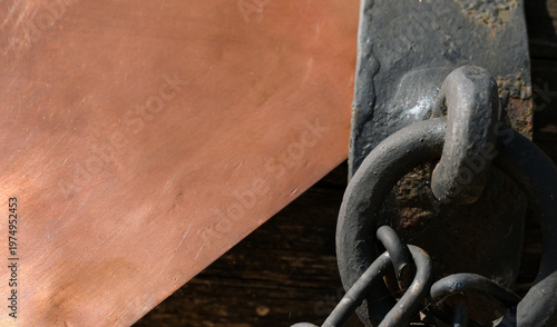 Quadro su tela Metal ring for tying