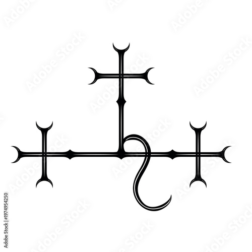 Sigil of Lilith- Female demon Lilith symbol, eps 10, vector,  lilith symbol, tattoo, art