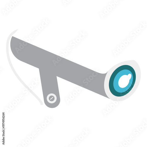 Security video camera illustration