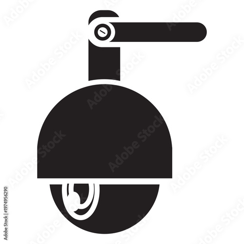 Speed dome security camera icon