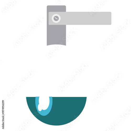 Speed dome security camera illustration