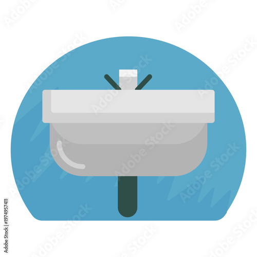 Bathroom sink icon