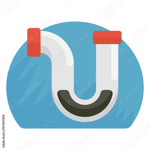 Sink pipe icon