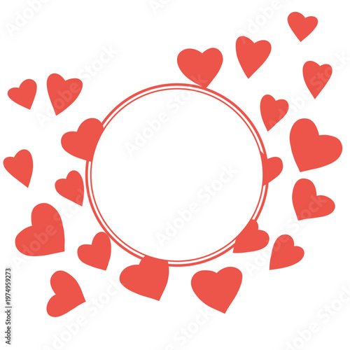 valentine hearts background