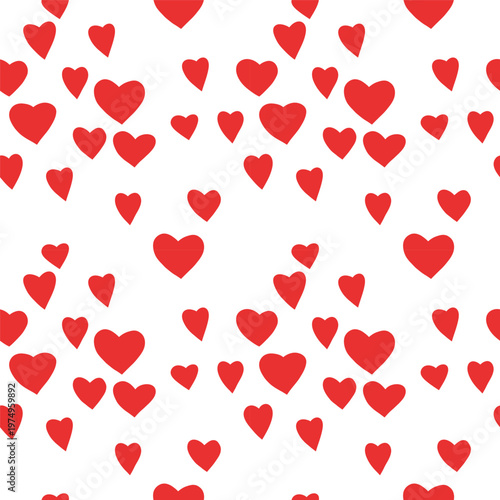 seamless pattern with hearts