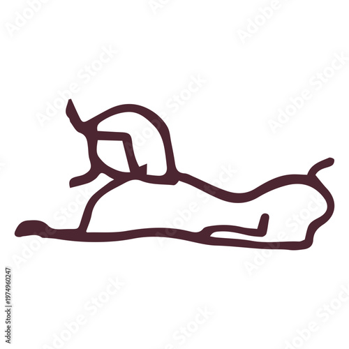 Egyptian sphinx hieroglyphs symbol