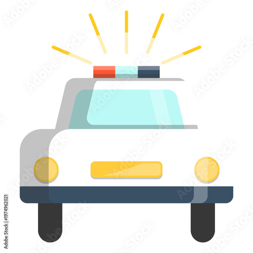 Car flasher illustration