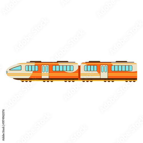 Electric train illustration