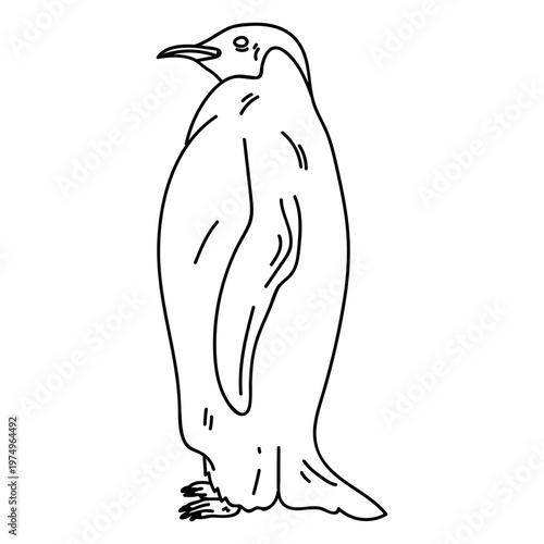 Penguin beak wing stroke