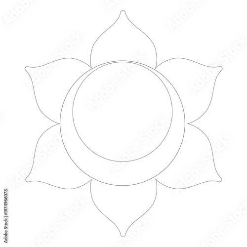 Chakra svadhishthana icon