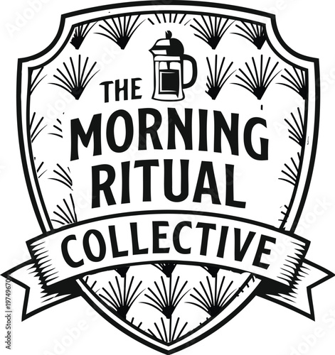 Minimalist Morning Routine Logo Design for Creative Branding
