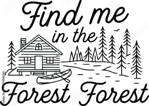 Forest Forest Handwritten Font Set with Nature Theme