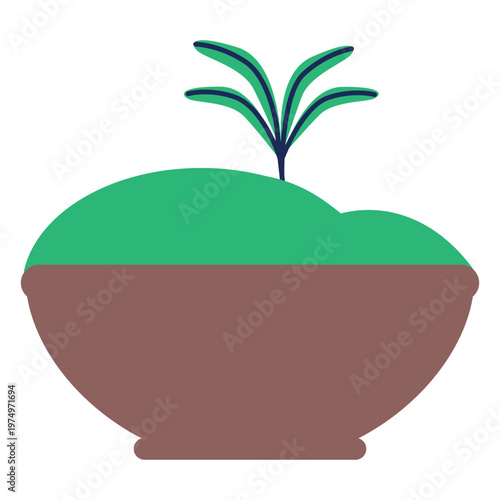 Pot fertilizer leaf plant tree flat