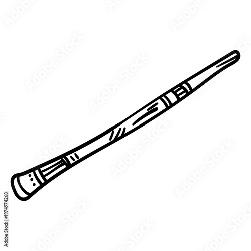 Didgeridoo musical instrument stroke