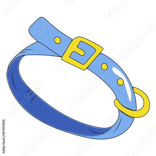 Pet colar illustration