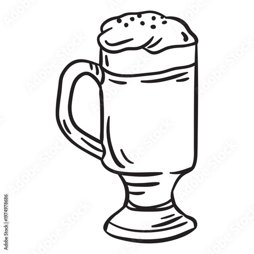 Cocktail traditional delicious coffee