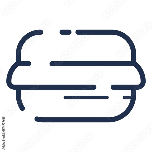 Burger simple icon