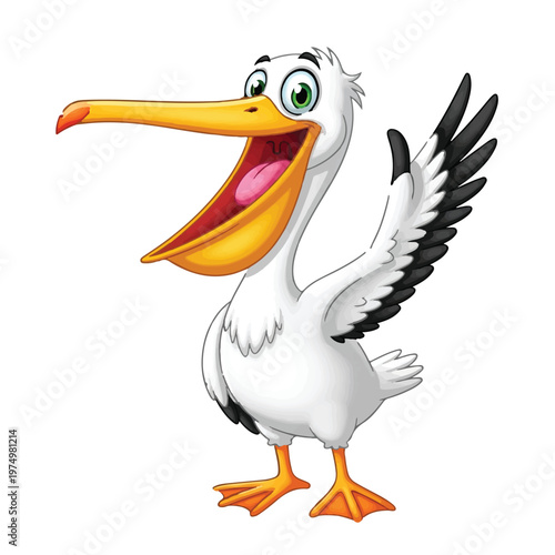 illustration of a pelican