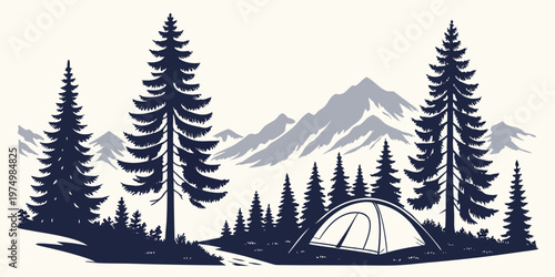 A majestic christmas tree decorated with shiny ornaments and lights